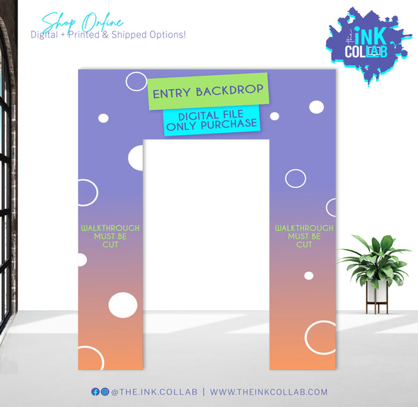 Entry Backdrop (Self Print)